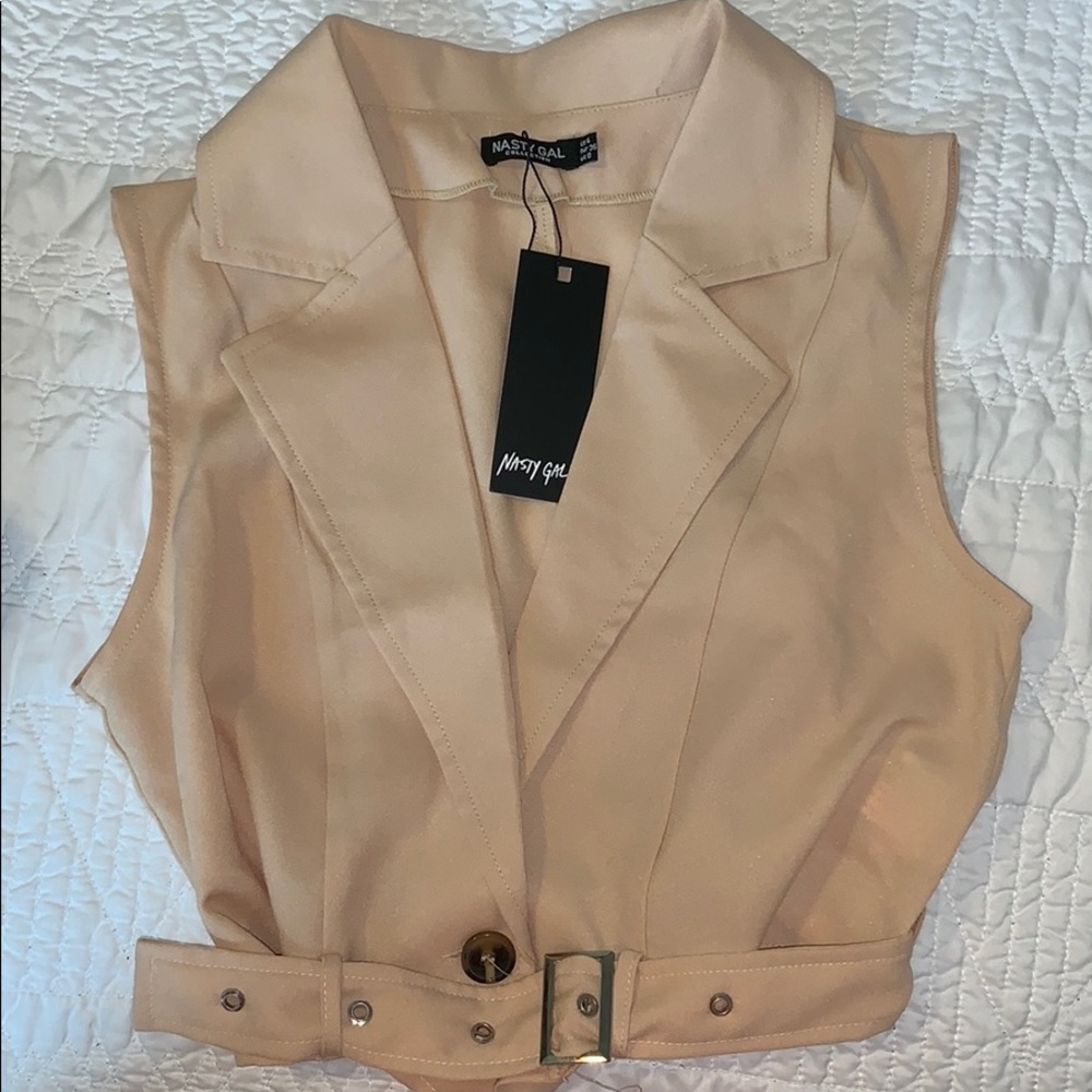 Tan crop top